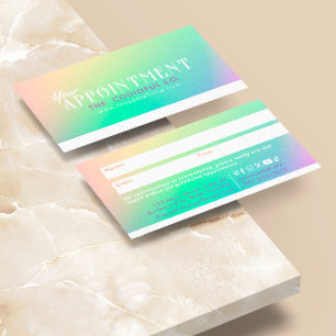 Gradient Appointment Card