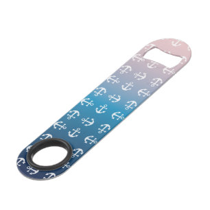 Gradient aqua red   white anchor