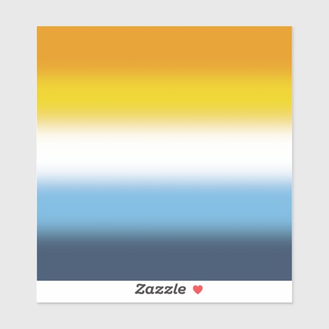 Gradient AroAce Pride Flag – Colourful AroAce Flag (Sheet)