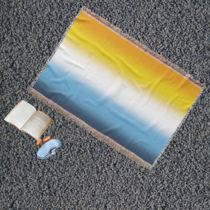 Gradient AroAce Pride Flag – Colourful AroAce Flag Throw Blanket