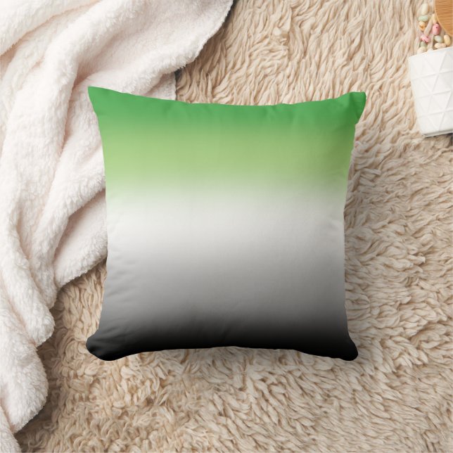 Gradient Aromantic Flag – Colourful Aromantic Prid Cushion (Blanket)