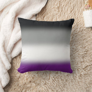 Gradient Asexual Pride Flag - Colourful ACE Flag Cushion