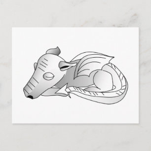Gradient Baby Dragon Postcard
