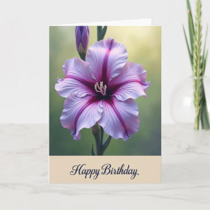 Gradient Birthday Bloom Card
