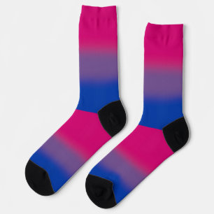 Gradient Bisexual Pride Flag Socks