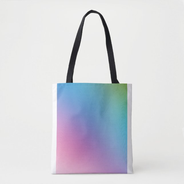 Gradient Blue-Rose Trend Tote Bag (Front)