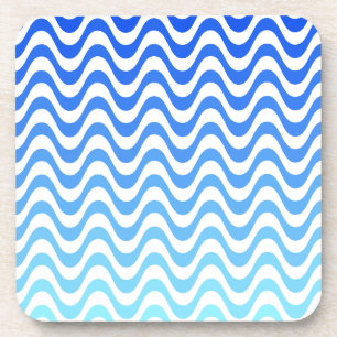 Gradient Blue Waves Coaster