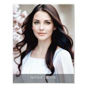 Gradient Border 8.5x11 Photogenic Photo Print