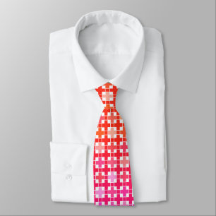  gradient , checkered gradient ,ombre  tie