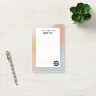 Gradient Checklist  Post-it Notes