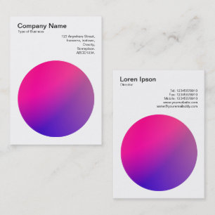 Gradient Circle 06 Business Card