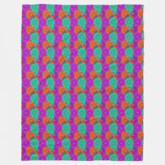 Gradient Circle Fleece Blanket – Dopamine Style
