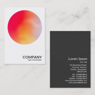 Gradient Circle v2 04 Business Card