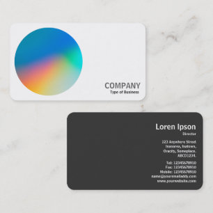 Gradient Circle v3 01 Business Card