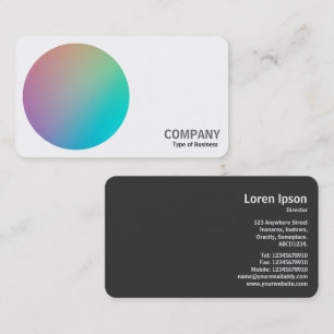 Gradient Circle v3 05 Business Card