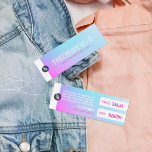 Gradient Clothing Price Hang Tag