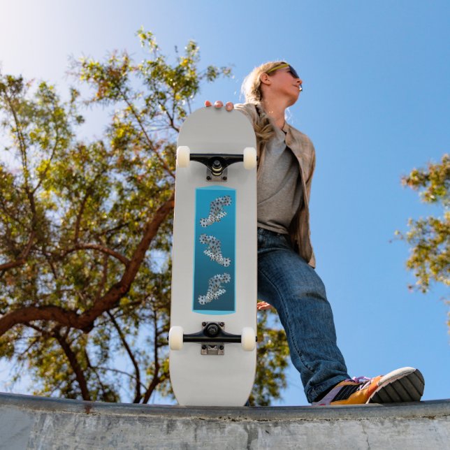 Gradient Cloud - light to deep | Seasonal Moods | Skateboard (Outdoor 1)