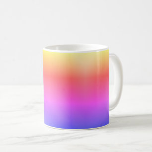 gradient colored colored colored coffee colorful c mug