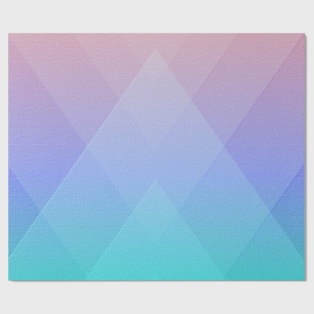 GRADIENT COLORFUL TEXTURED PATTERN WRAPPING PAPER (Flat)