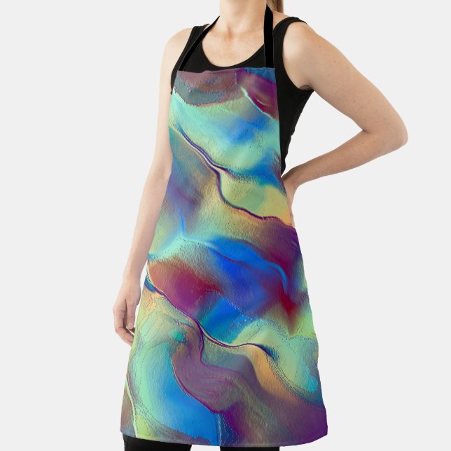 Gradient coloured rocky dune with soft bright apron (Insitu)