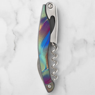 Gradient coloured rocky dune with soft bright corkscrew