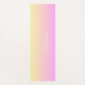 Gradient customises name yoga mat