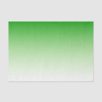 Gradient Dark Green to Light Green tissue paper