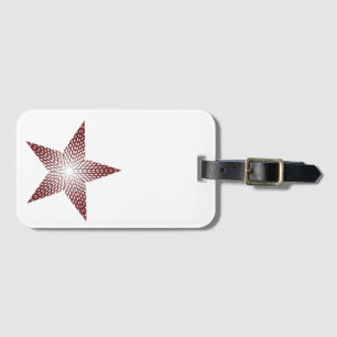 gradient design on luggage tag