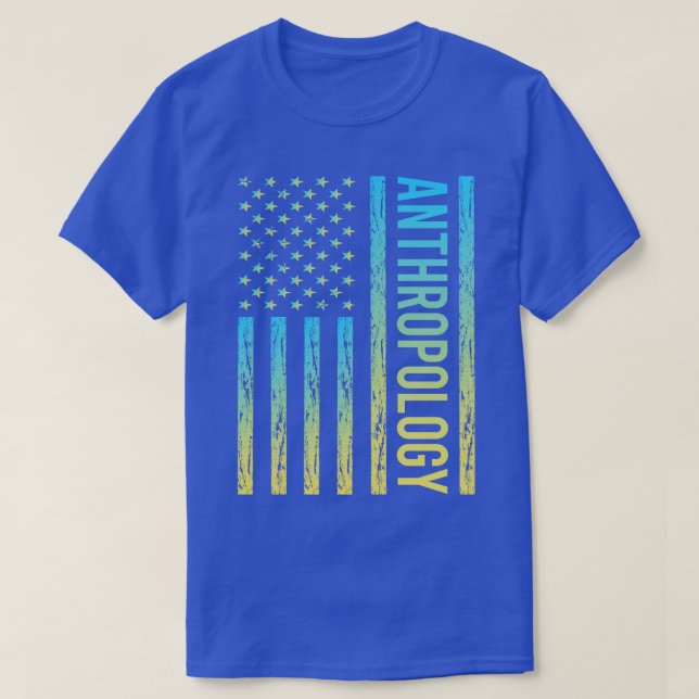 Gradient Flag 02 Anthropology Anthropologist T-Shirt (Design Front)
