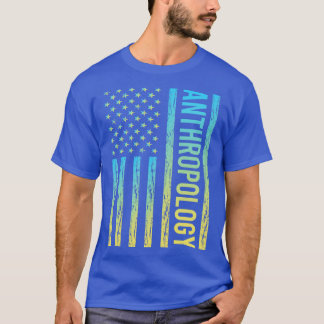Gradient Flag 02 Anthropology Anthropologist T-Shirt