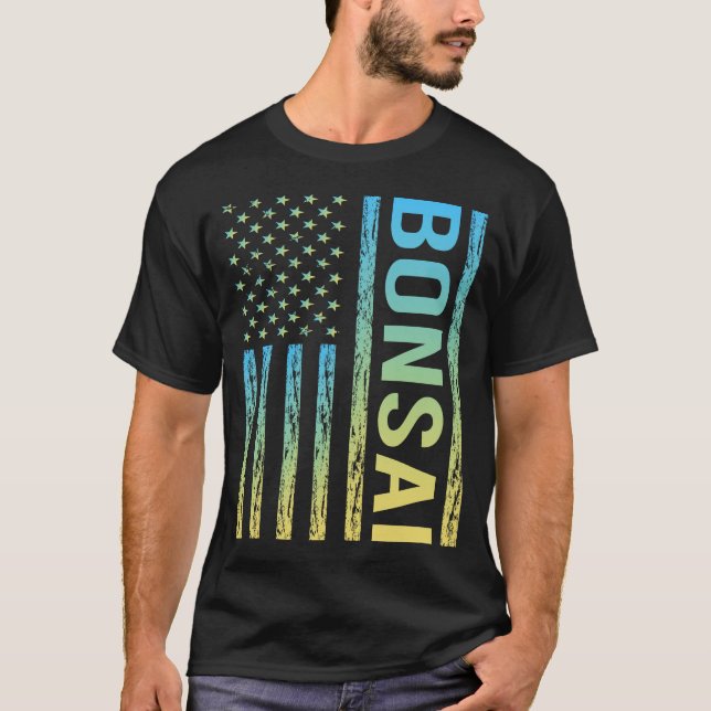 Gradient Flag Bonsai T-Shirt (Front)