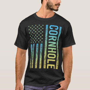 Gradient Flag Cornhole T-Shirt