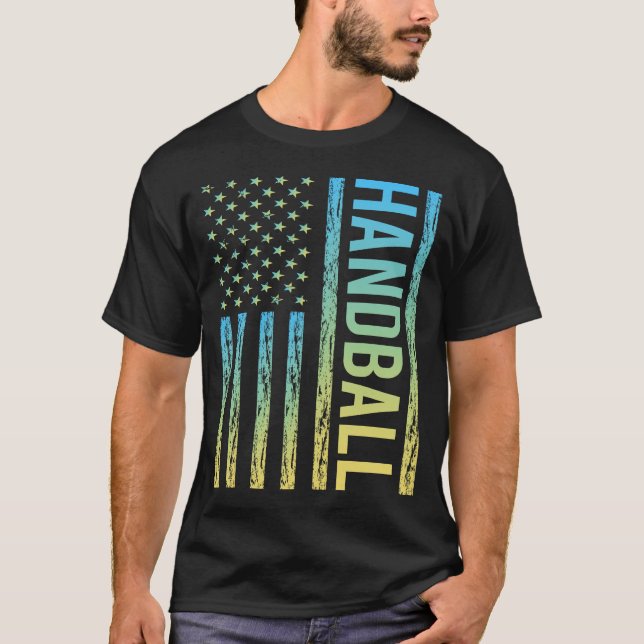 Gradient Flag Handball T-Shirt (Front)