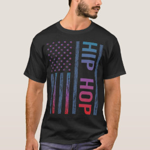 Gradient Flag Hip Hop Hiphop T-Shirt