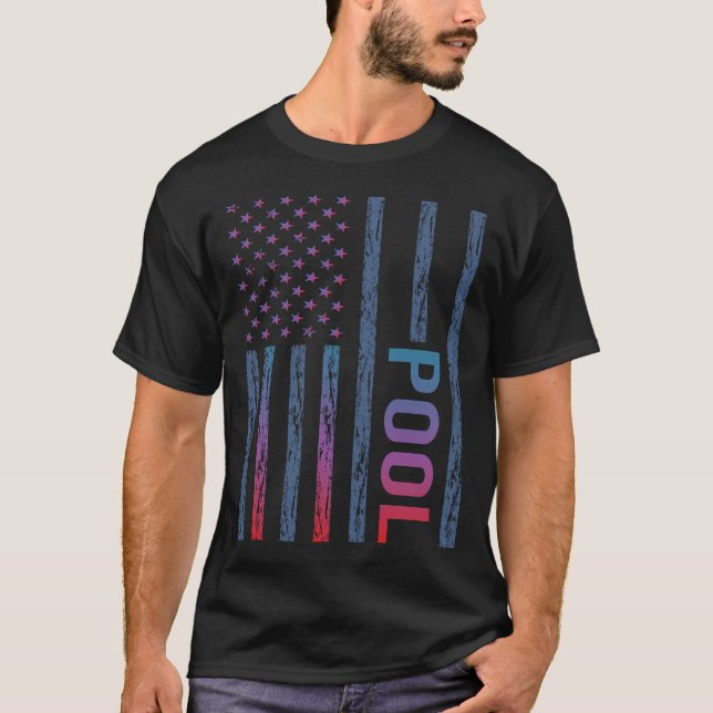 Gradient Flag Pool T-Shirt (Front)
