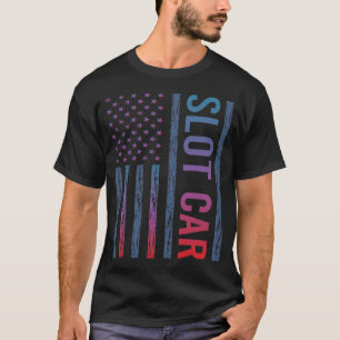 Gradient Flag Slot Cars Car Slotcar Slotcars T-Shirt