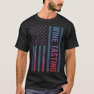 Gradient Flag Wine Tasting T-Shirt