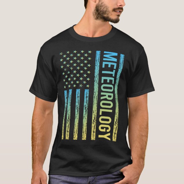 Gradient Flagteorology Meteorologist T-Shirt (Front)