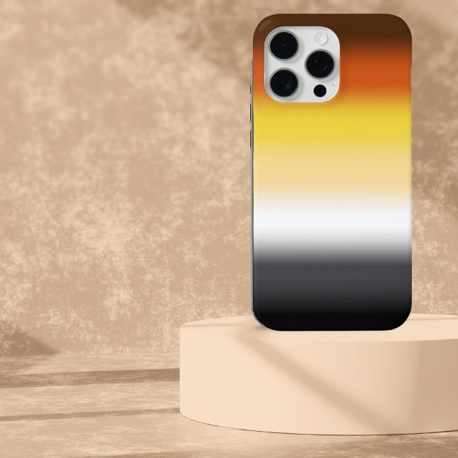Gradient Gay Bear Pride Flag - Colourful Bear Flag Case-Mate iPhone Case (Creator Uploaded)