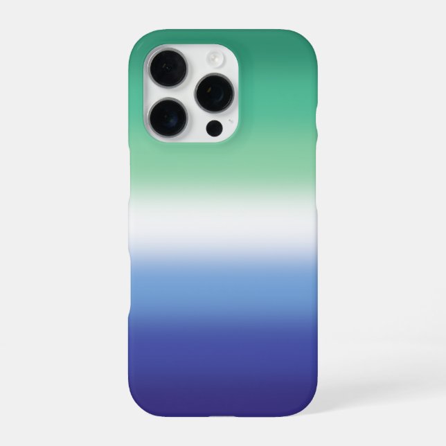 Gradient Gay MLM Pride Flag – Colourful MLM Flag iPhone Case (Back)