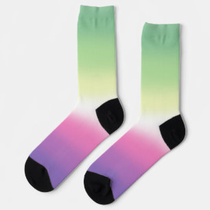 Gradient Genderfae Pride Flag Socks