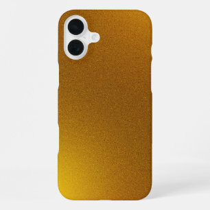 Gradient Golden colour iPhone 16 Plus Case