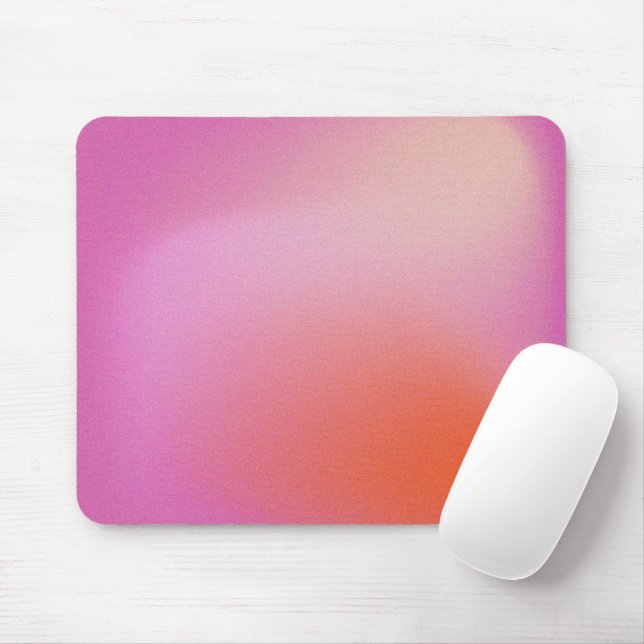 Gradient Grain Mouse Pad – Modern Minimalist Desk  (With Mouse)