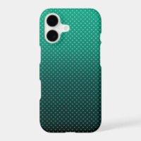 Gradient green grey polka dots print abstract femi