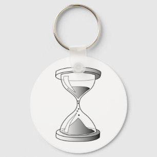 Gradient Hourglass Key Ring