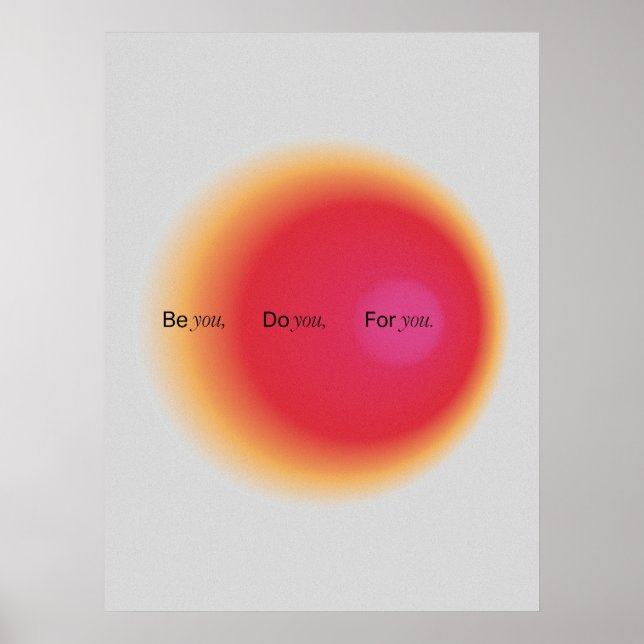 Gradient | Inspirational & decorative art Poster (Front)