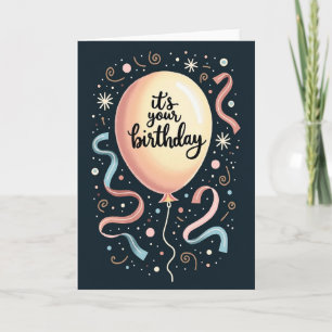 Gradient Joy Birthday Card