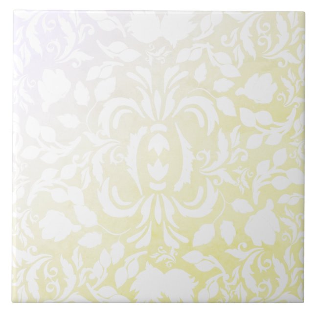  Gradient kitchen decor William Morris yellow grey Tile (Front)