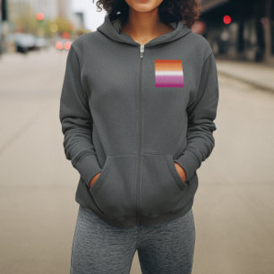 Gradient Lesbian Pride Flag – Lesbian Flag Hoodie