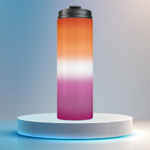 Gradient Lesbian Pride  Thermal Tumbler